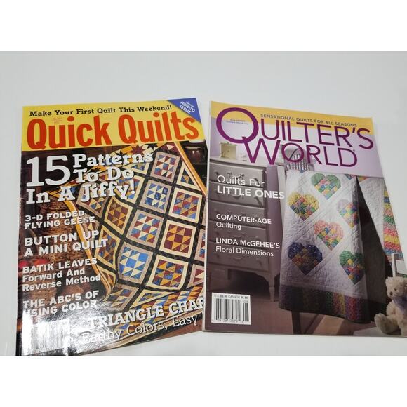Quilters world/quick quilts item no 438 - Picture 1 of 3